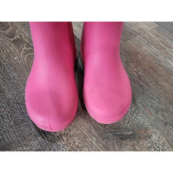 Totes Toddler Girl Pink Rainboots‎ Size 5-6 #2 - Picture 3 of 5